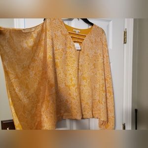 NWT Ladies sheer poncho top